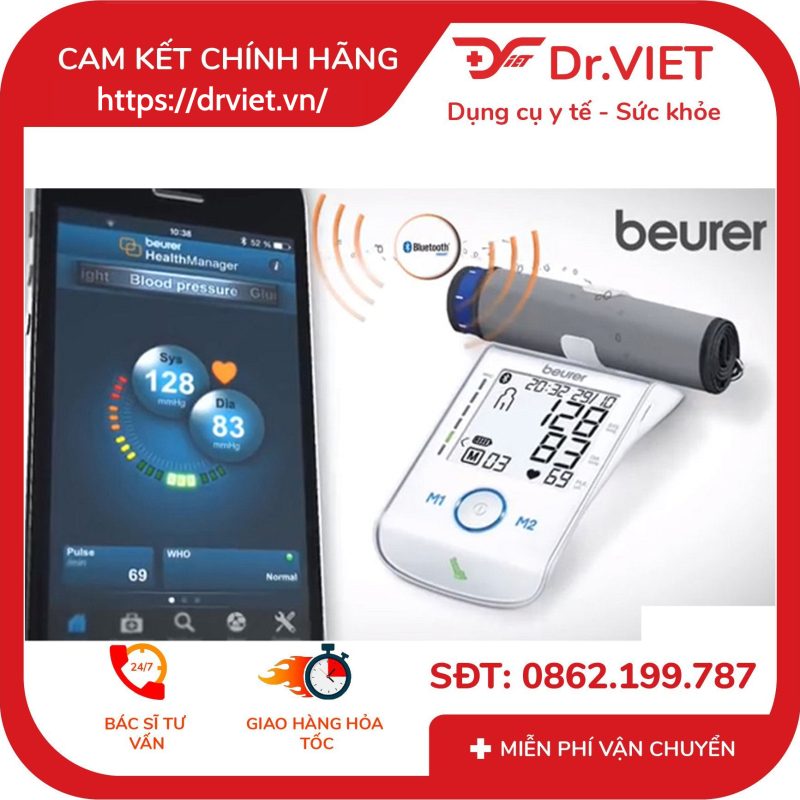 Máy đo huyết áp bắp tay Beurer BM85