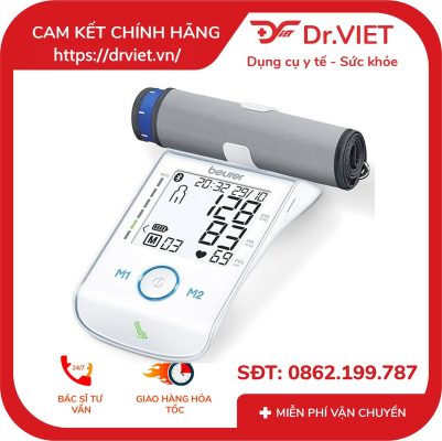 Máy đo huyết áp bắp tay kết nối Bluetooth Beurer BM77