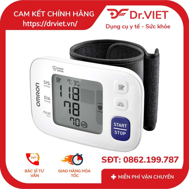 Máy đo huyết áp cổ tay Omron HEM-6181 12 Máy đo huyết áp cổ tay Omron HEM-6181