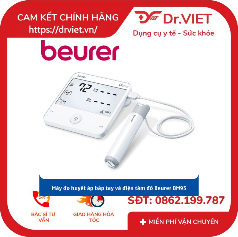 Máy đo huyết áp và điện tâm đồ Beurer BM95