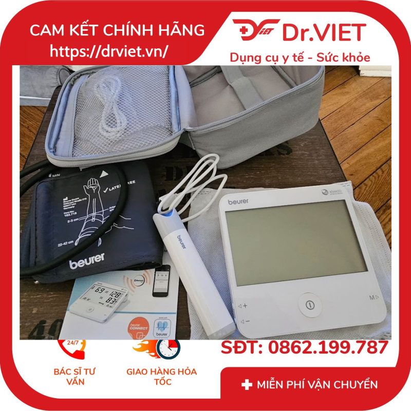 Máy đo huyết áp và điện tâm đồ Beurer BM95 13 Máy đo huyết áp và điện tâm đồ Beurer BM95