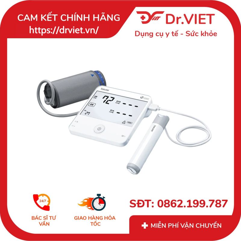 Alternative view of Máy đo huyết áp và điện tâm đồ Beurer BM95
