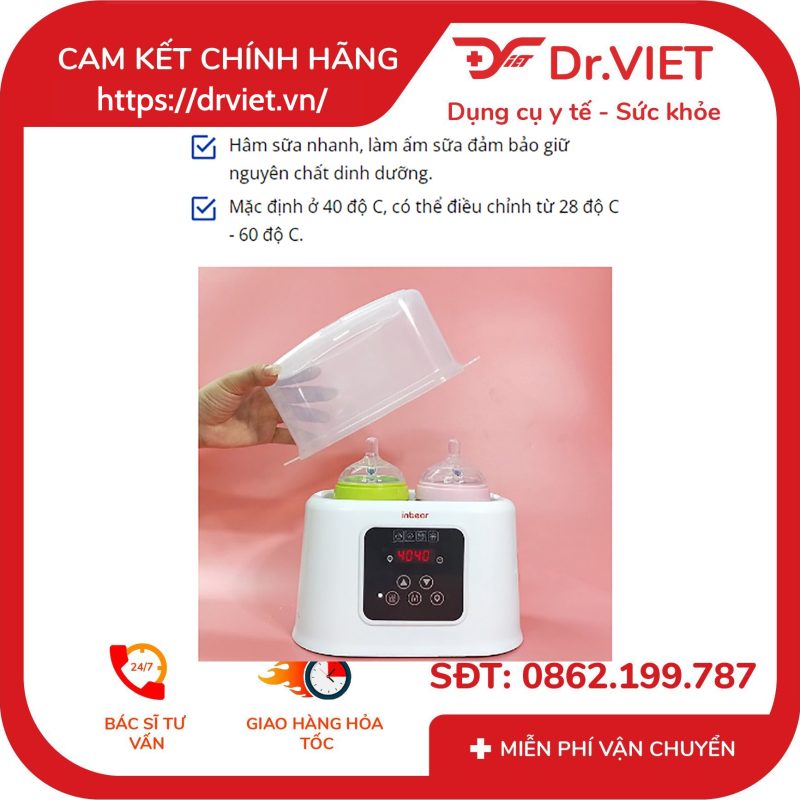 Máy hâm sữa tiệt trùng điện tử Inbear IBW-6100