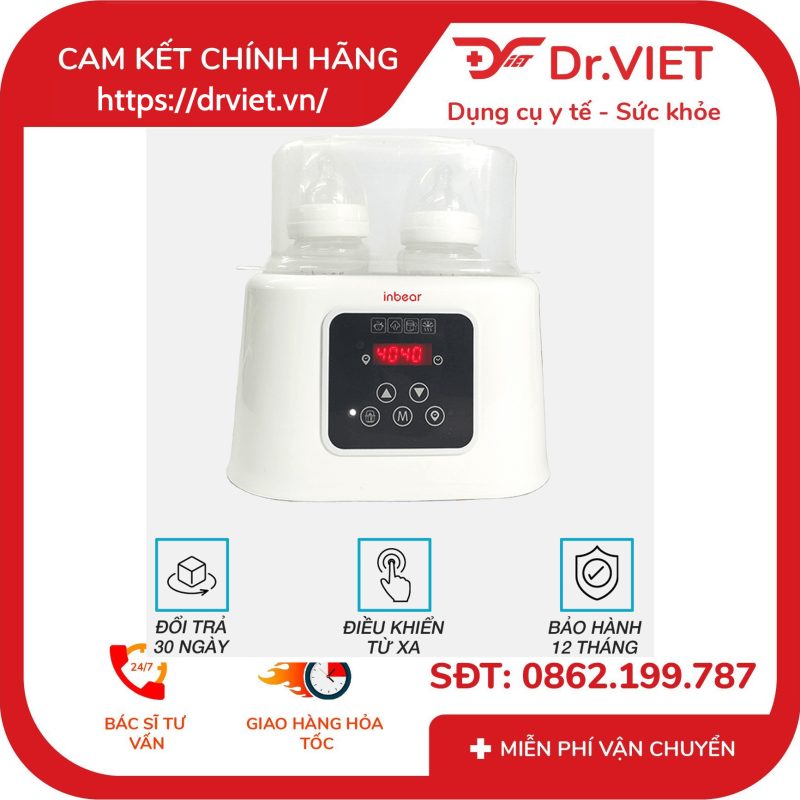 Máy hâm sữa tiệt trùng điện tử Inbear IBW-6100