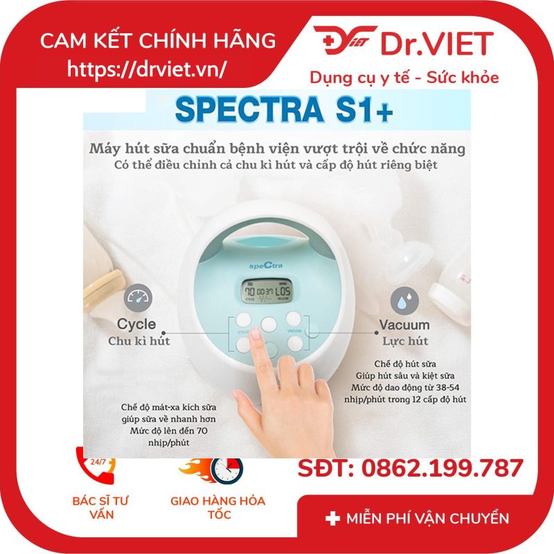 Máy hút sữa Spectra S1 Plus 13 Máy hút sữa Spectra S1 Plus