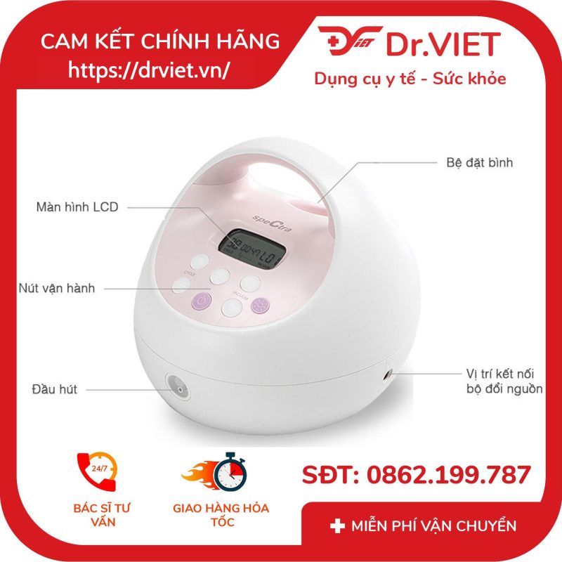 Máy hút sữa điện đôi Spectra S2 Plus 16 Máy hút sữa điện đôi Spectra S2 Plus