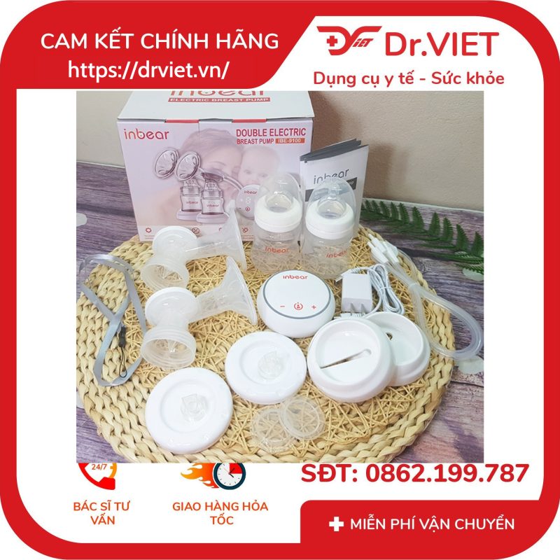 Máy hút sữa điện đôi Inbear Extra IBE-9100 10 Máy hút sữa điện đôi Inbear Extra IBE-9100