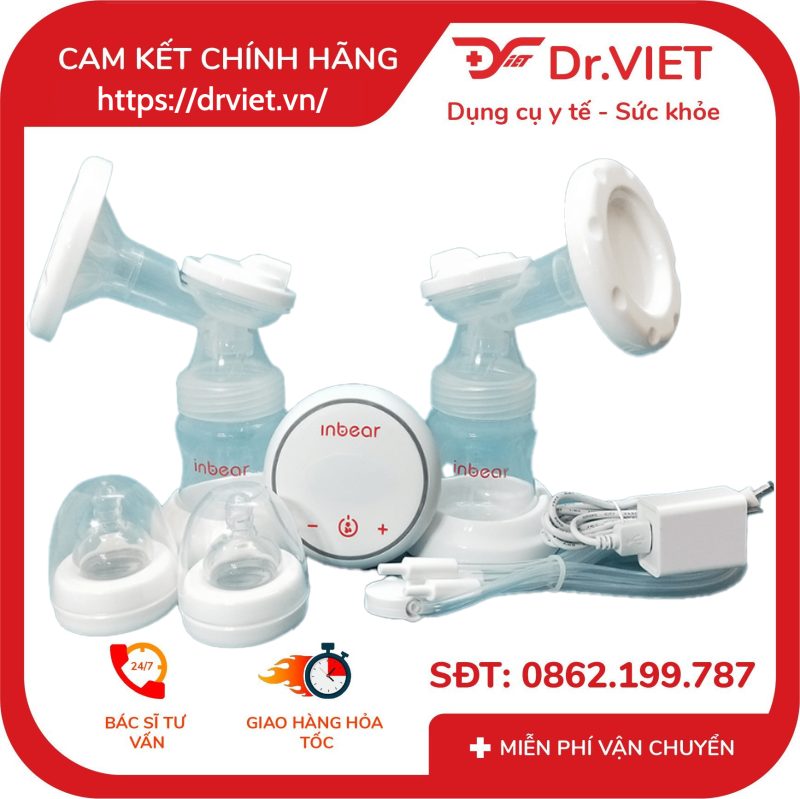 Máy hút sữa điện đôi Inbear Extra IBE-9100