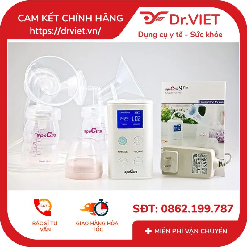 Máy hút sữa điện đôi Spectra 9S 12 Máy hút sữa điện đôi Spectra 9S