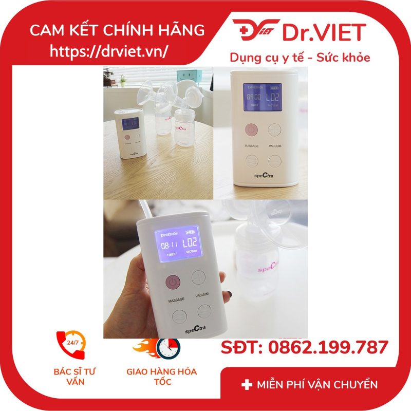 Máy hút sữa điện đôi Spectra 9S 10 Máy hút sữa điện đôi Spectra 9S