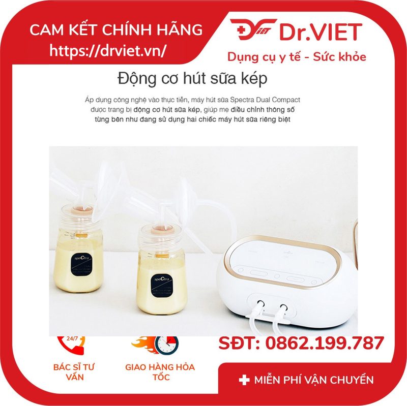 Máy hút sữa điện đôi kép Spectra Dual S