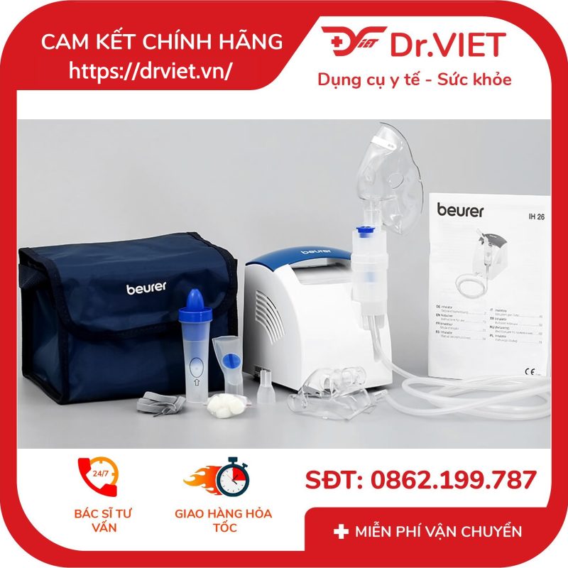 Máy xông mũi họng Beurer IH26 10 Máy xông mũi họng Beurer IH26