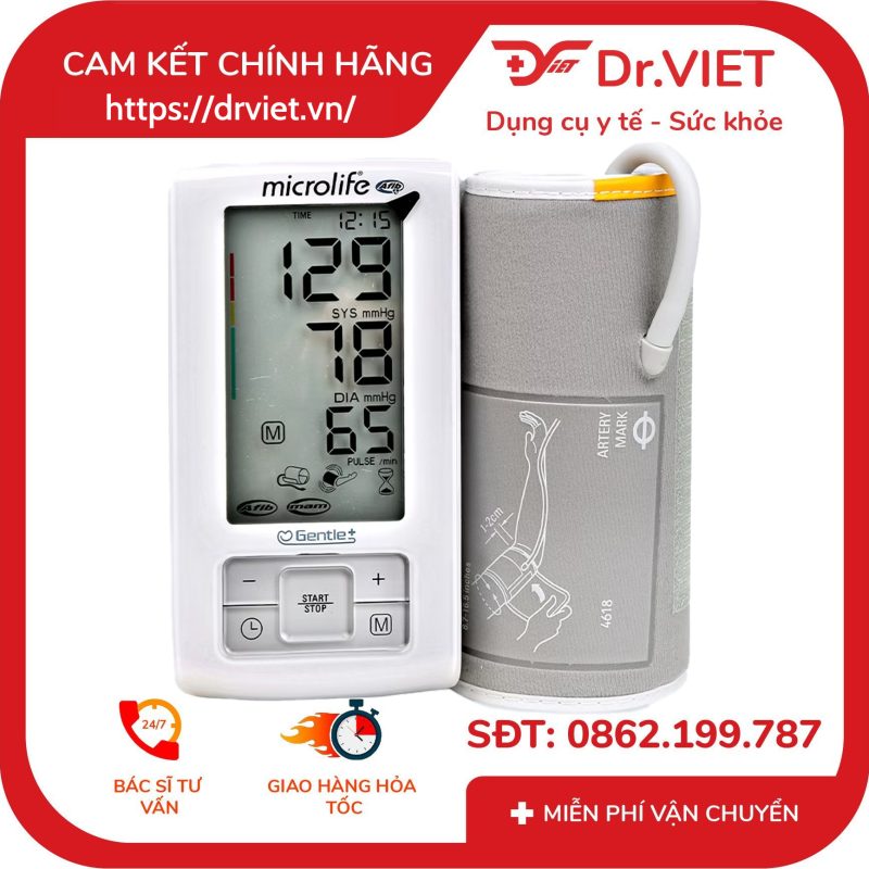 Alternative view of Máy đo huyết áp bắp tay Microlife A6 Basic