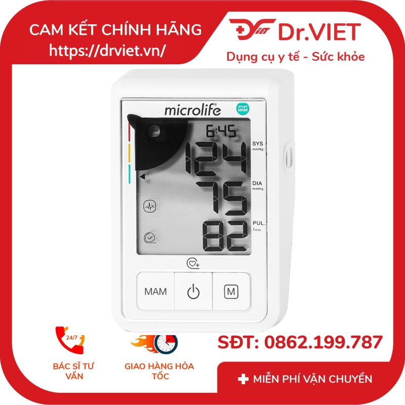 Alternative view of Máy đo huyết áp Microlife B3 Basic