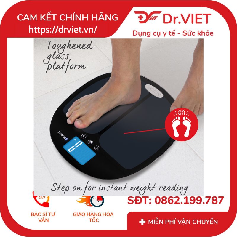 Cân sức khỏe phân tích cơ thể HoMedics Salter 9192BK3R 14 Cân sức khỏe phân tích cơ thể HoMedics Salter 9192BK3R