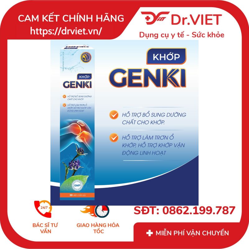 Viên Sủi Khớp Genki - Hỗ Trợ Bổ Sung Dưỡng Chất Cho Khớp 9 Viên Sủi Khớp Genki - Hỗ Trợ Bổ Sung Dưỡng Chất Cho Khớp