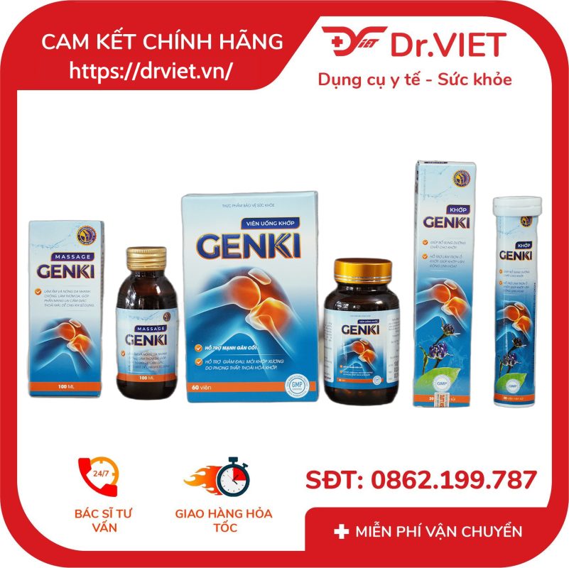 Viên Sủi Khớp Genki - Hỗ Trợ Bổ Sung Dưỡng Chất Cho Khớp 11 Viên Sủi Khớp Genki - Hỗ Trợ Bổ Sung Dưỡng Chất Cho Khớp