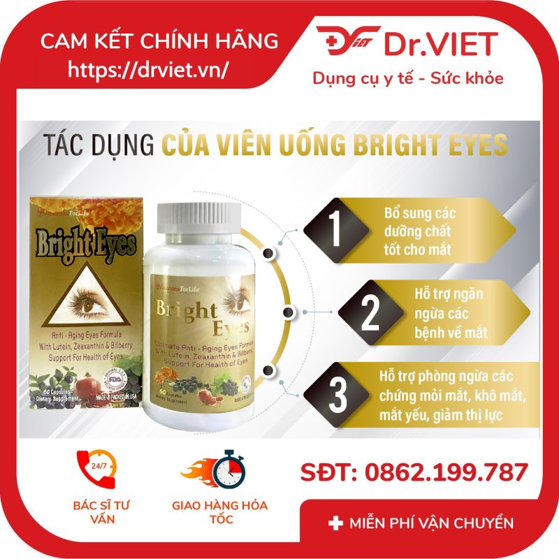 Viên uống bổ mắt Bright Eyes 13 Viên uống bổ mắt Bright Eyes