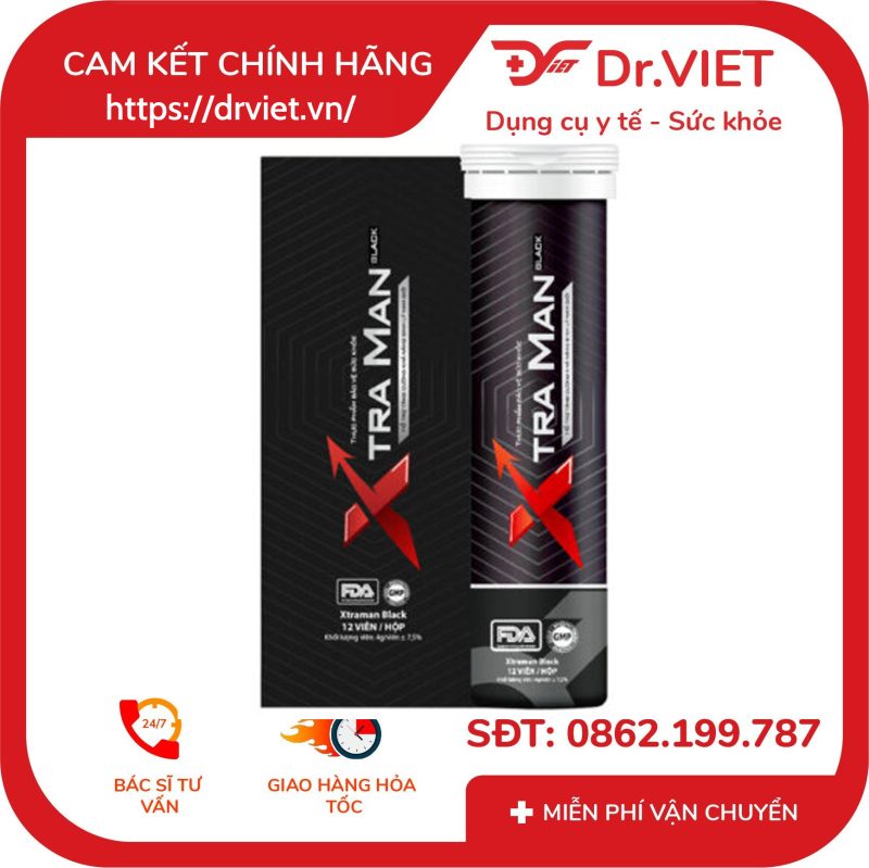 Viên Sủi Xtraman - Viên Sủi Hỗ Trợ Sinh Lý Cho Nam