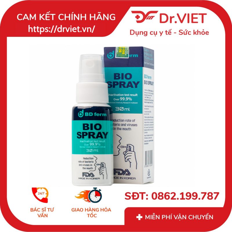 Xịt họng Bio Spray 30ml 10 Xịt họng Bio Spray 30ml