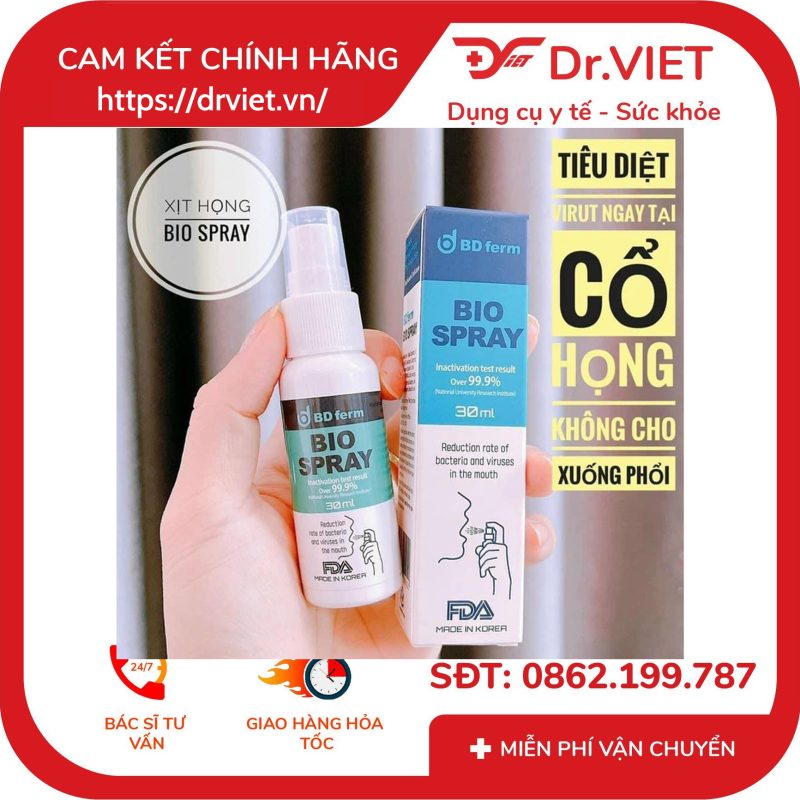 Xịt họng Bio Spray 30ml 11 Xịt họng Bio Spray 30ml