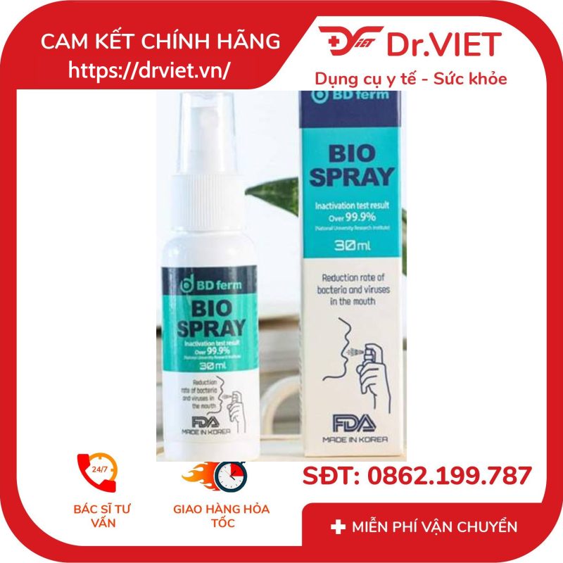 Xịt họng Bio Spray 30ml 12 Xịt họng Bio Spray 30ml