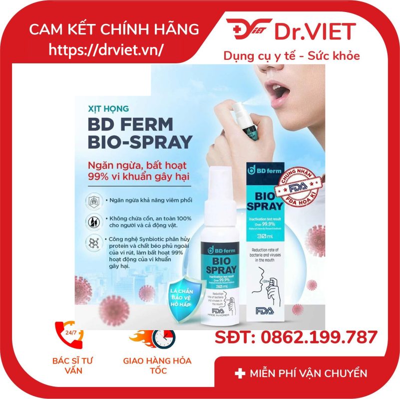 Xịt họng Bio Spray 30ml 14 Xịt họng Bio Spray 30ml
