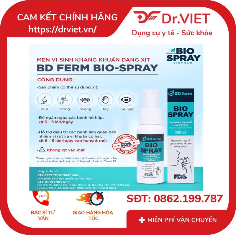 Xịt họng Bio Spray 30ml
