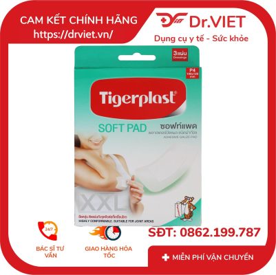 Băng cá nhân co giãn TigerPlast Soft Pad 12 Băng cá nhân co giãn TigerPlast Soft Pad