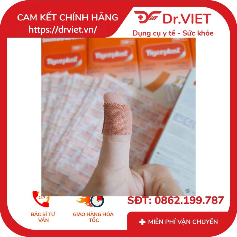 Băng cá nhân vải Tigerplast ELASTIC FABRIC 11 Băng cá nhân vải Tigerplast ELASTIC FABRIC