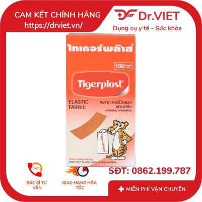 Băng cá nhân vải Tigerplast ELASTIC FABRIC 15 Băng cá nhân vải Tigerplast ELASTIC FABRIC