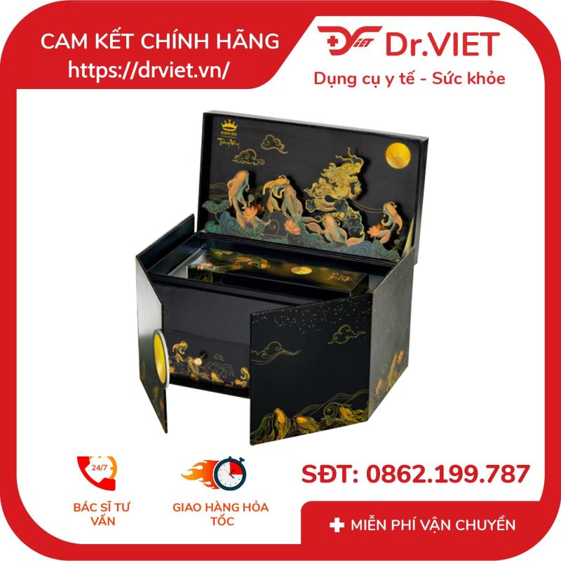 Bánh Trung Thu Kinh Đô Trăng Vàng Long Ngư Vọng Nguyệt 12 Bánh Trung Thu Kinh Đô Trăng Vàng Long Ngư Vọng Nguyệt