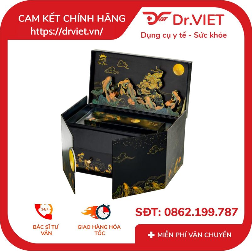Bánh Trung Thu Kinh Đô Trăng Vàng Long Ngư Vọng Nguyệt 13 Bánh Trung Thu Kinh Đô Trăng Vàng Long Ngư Vọng Nguyệt