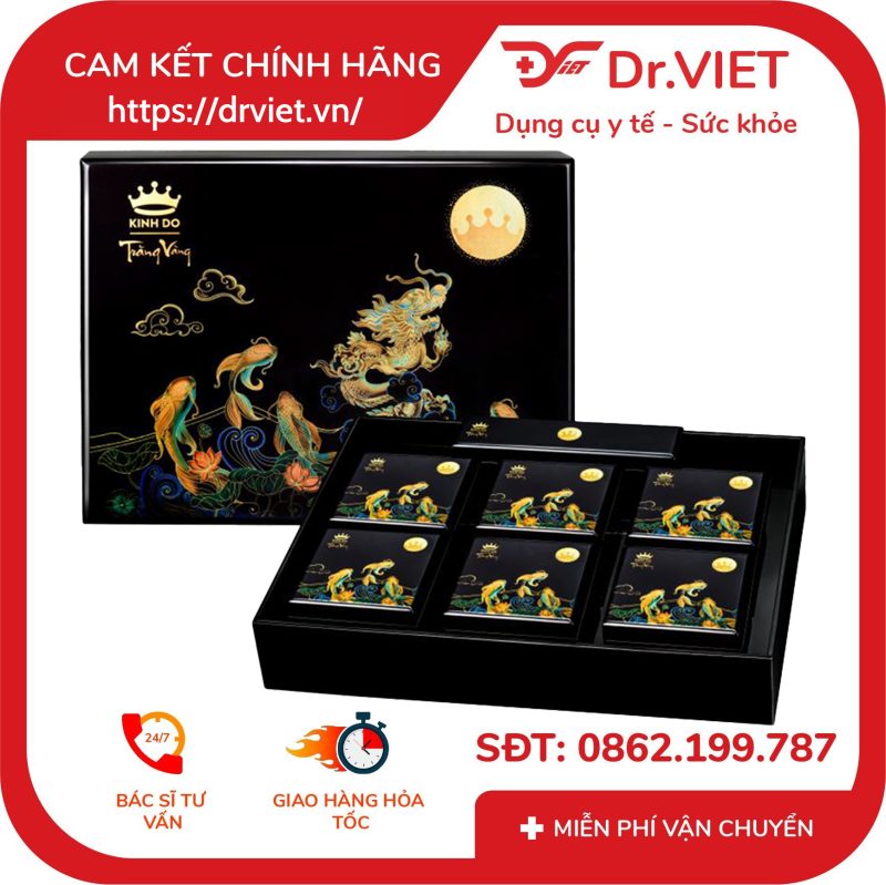 Bánh Trung Thu Kinh Đô Trăng Vàng Long Ngư Vọng Nguyệt