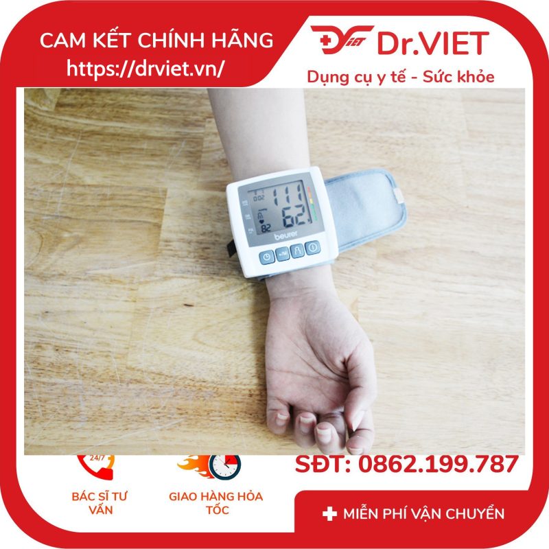 Máy đo huyết áp cổ tay Beurer BC30 15 Máy đo huyết áp cổ tay Beurer BC30