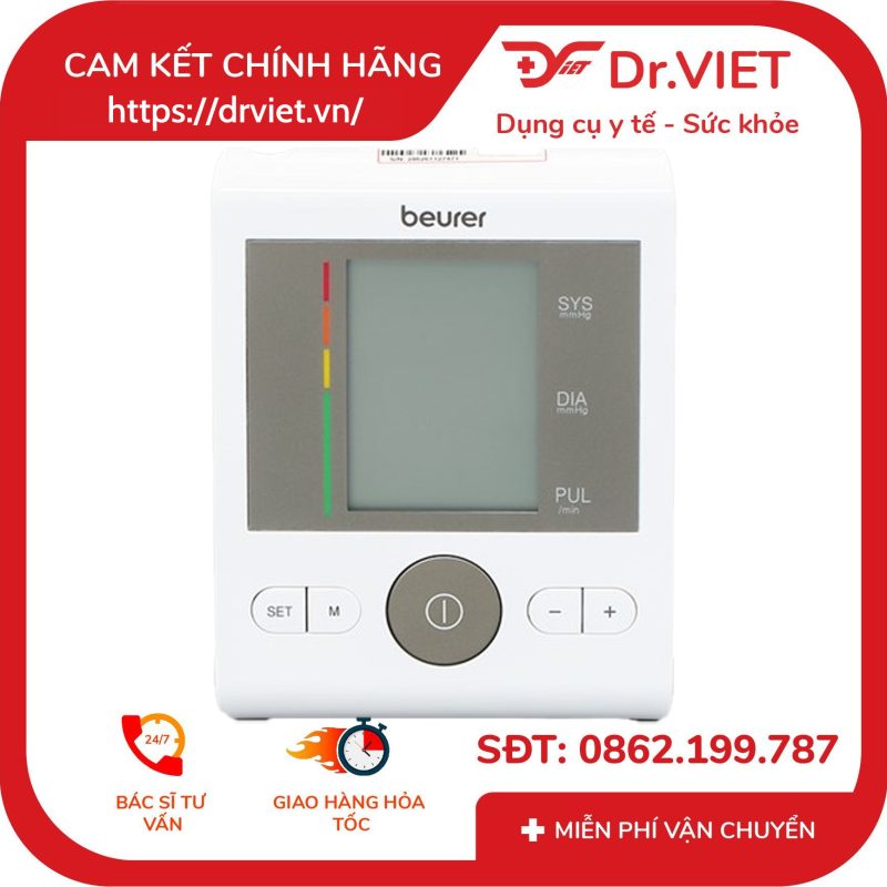 Máy đo huyết áp bắp tay Beurer BM28 14 Máy đo huyết áp bắp tay Beurer BM28