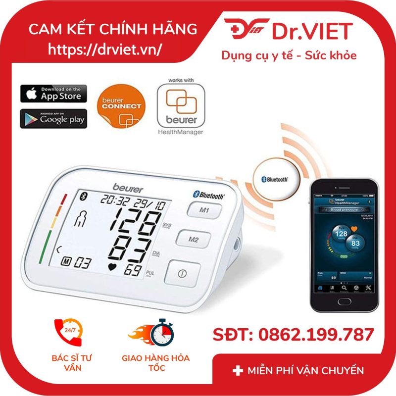 Máy đo huyết áp bắp tay Beurer BM57