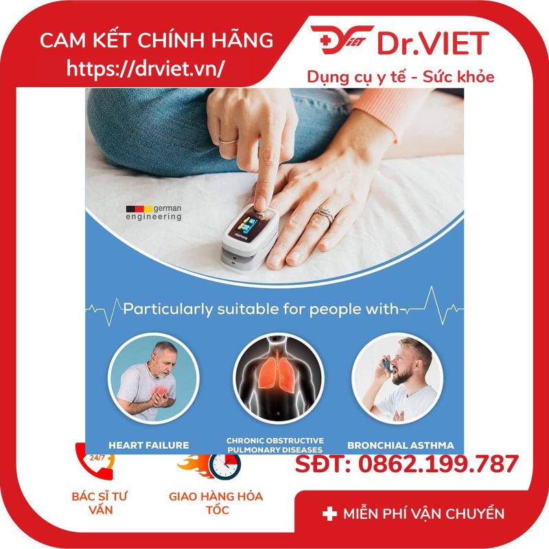 Máy Đo Nồng Độ Oxy Và Nhịp Tim Beurer PO30