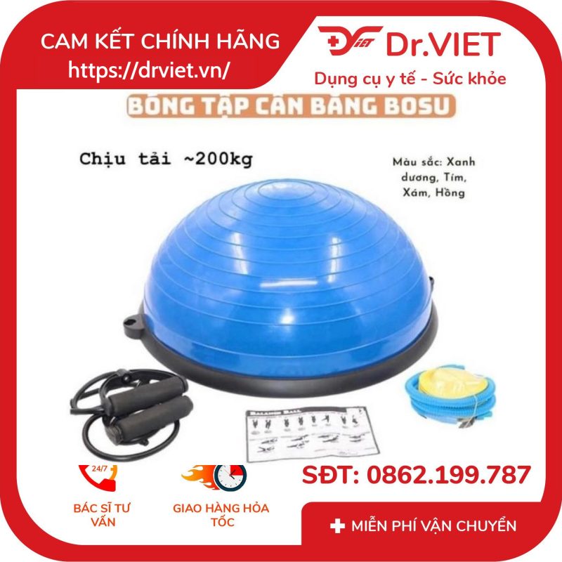 Bóng tập thăng bằng Bosu Bigcare 8 Bóng tập thăng bằng Bosu Bigcare