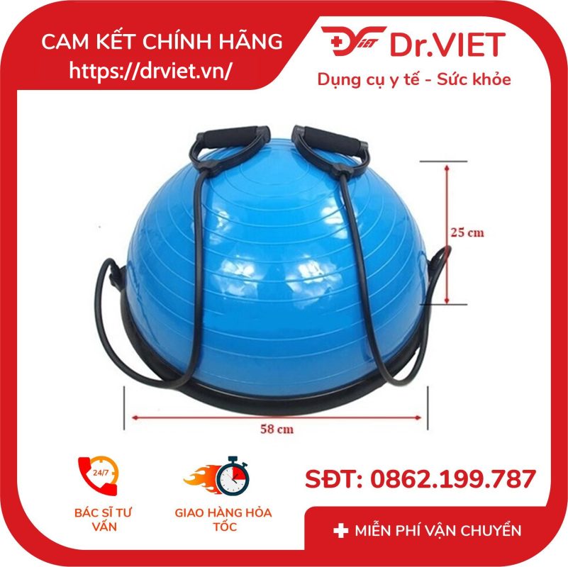 Bóng tập thăng bằng Bosu Bigcare 11 Bóng tập thăng bằng Bosu Bigcare