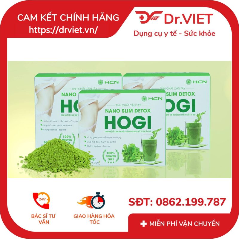 Tinh chất cần tây Nano Slim Detox HOGI 13 Tinh chất cần tây Nano Slim Detox HOGI
