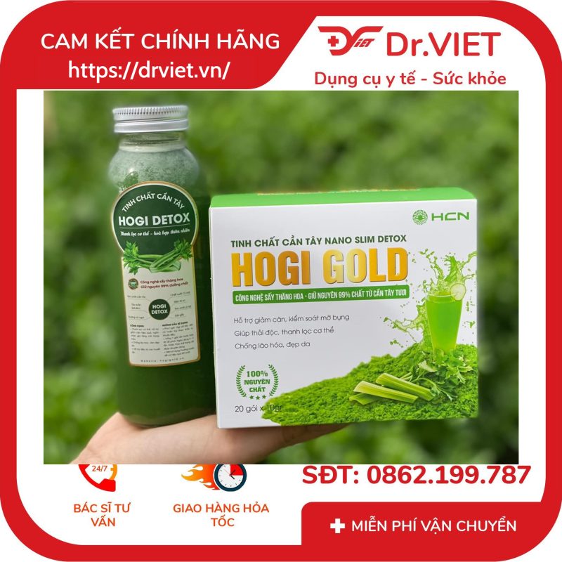 Tinh chất Cần tây Nano Slim Detox Hogi Gold 11 Tinh chất Cần tây Nano Slim Detox Hogi Gold