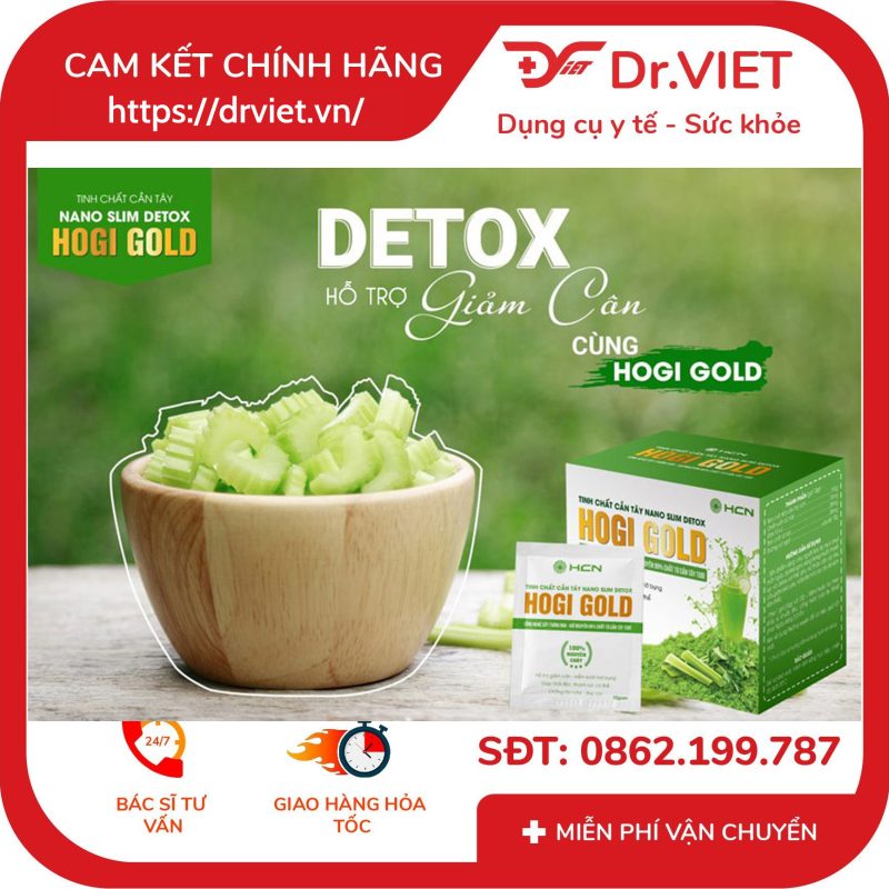 Tinh chất Cần tây Nano Slim Detox Hogi Gold 12 Tinh chất Cần tây Nano Slim Detox Hogi Gold