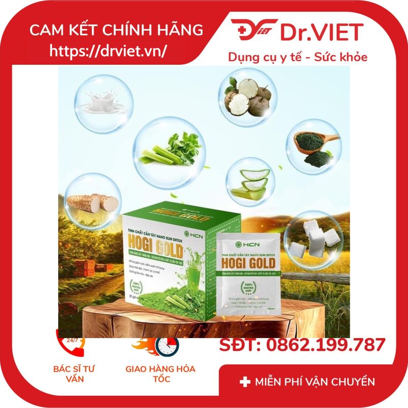 Tinh chất Cần tây Nano Slim Detox Hogi Gold 13 Tinh chất Cần tây Nano Slim Detox Hogi Gold