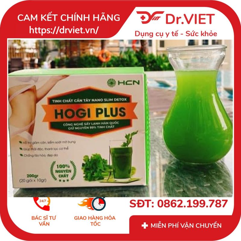 Tinh Chất Bột Cần Tây Nano Slim Detox Hogi Plus 12 Tinh Chất Bột Cần Tây Nano Slim Detox Hogi Plus