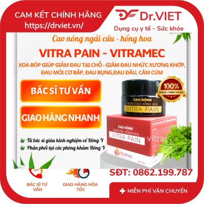 Cao Nóng Ngải Cứu Hồng Hoa Vitra Pain