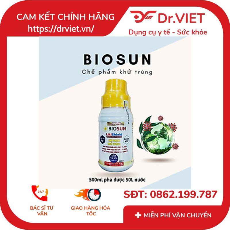 Chế phẩm khử trùng Biosun 500ml 12 Chế phẩm khử trùng Biosun 500ml