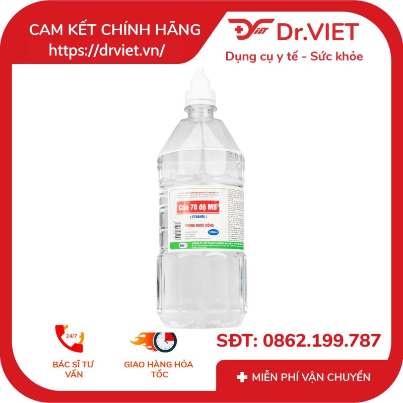 Cồn 70 độ Vĩnh Phúc 1000ml 10 Cồn 70 độ Vĩnh Phúc 1000ml