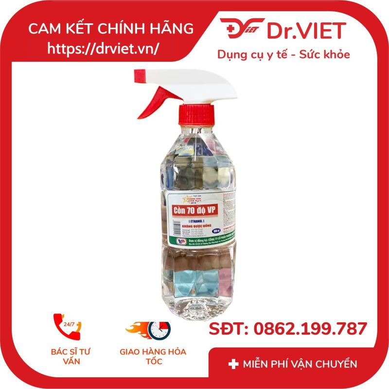 Cồn 70 độ Vĩnh Phúc 1000ml