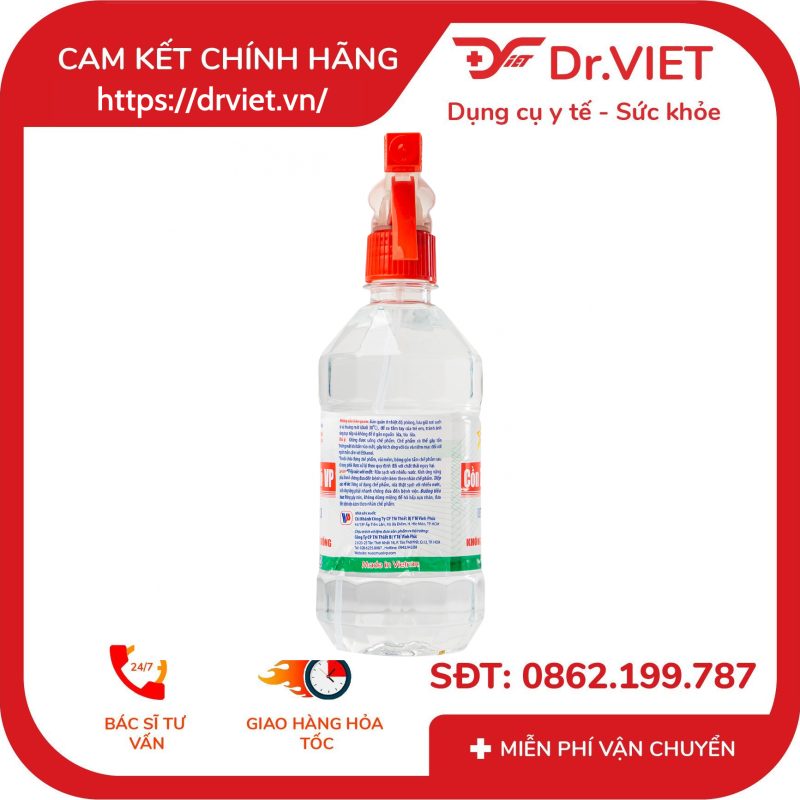 Cồn 70 độ Vĩnh Phúc chai 500ml 11 Cồn 70 độ Vĩnh Phúc chai 500ml